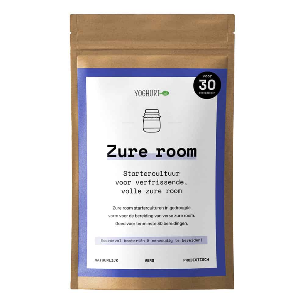 Zure room starterculturen voor het maken van verse