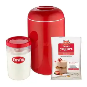 Verse aardbeienyoghurt met yoghurtmaker en snackpot