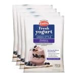 Blueberry yoghurt basis voor zelfgemaakt Griekse stijl yoghurt