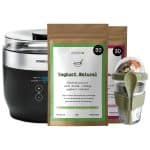 Luxe pakket voor zelf yoghurt maken Yoghurt startercultuur met yoghurtmachine en bijpassende accessoires.