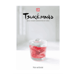 Flesje met Japanese Tsuké Mono gekleurde fermentatie in water