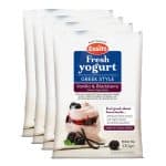 EasiYo Griekse stijl vanille & bosbessen yoghurtbasis