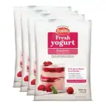 Frisse aardbeienyoghurt met natuurlijke smaak