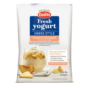Verse yoghurt basis Peach & Pineapple voor Greek style yoghurt