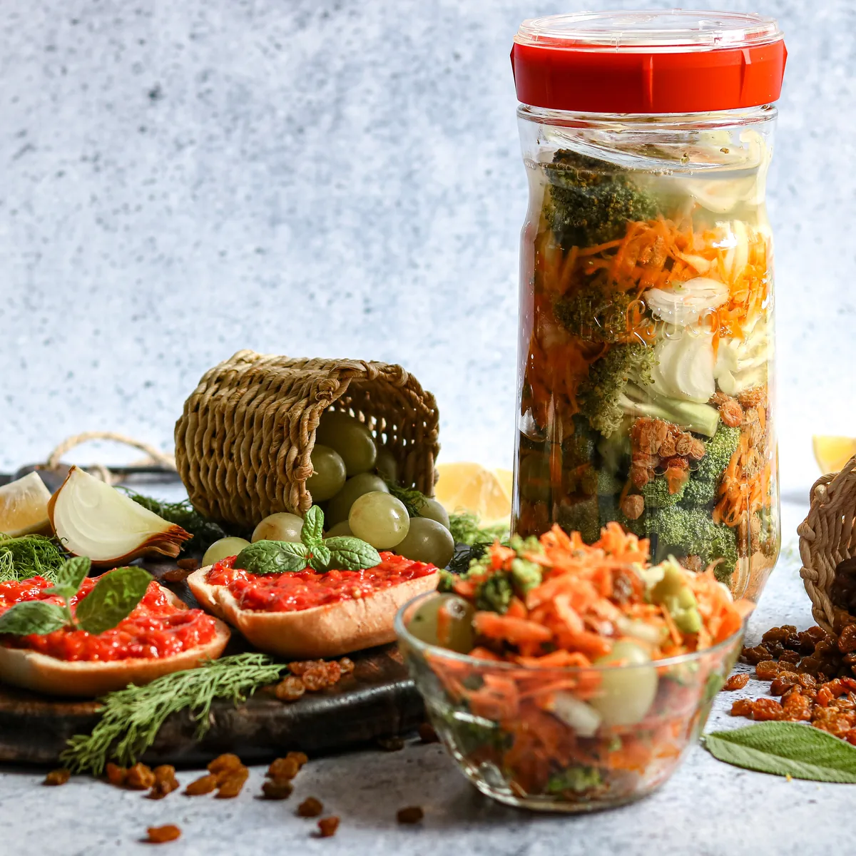 Gefermenteerde groenten in de KefirKo Veggie Fermenter