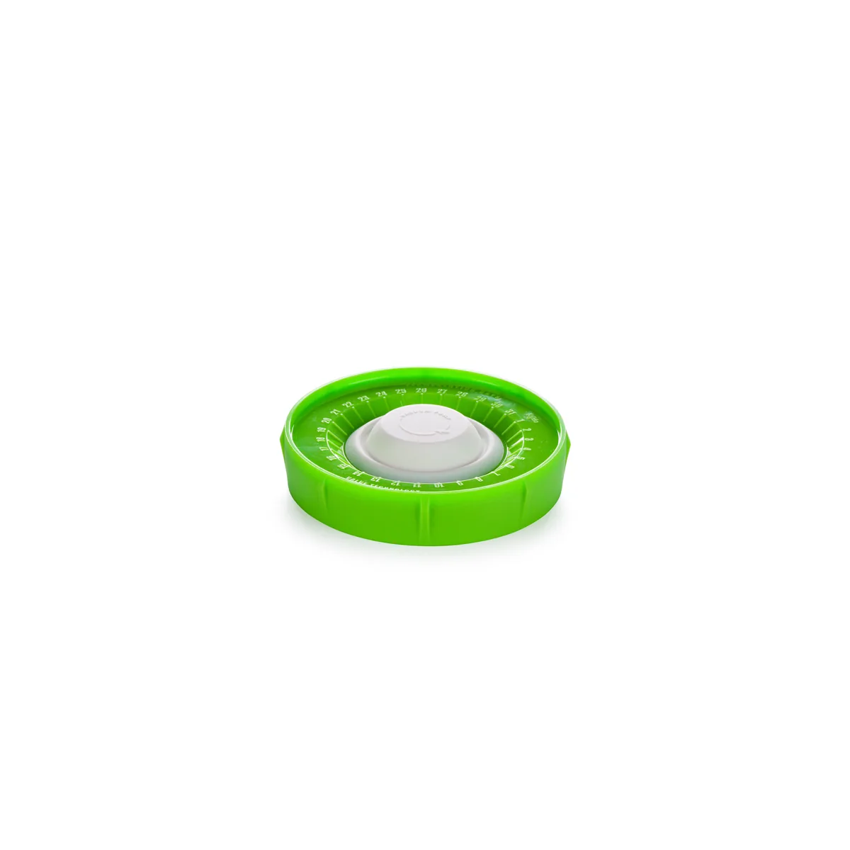 Deksel van de KefirKo Veggie Fermenter met vacuümpomp en fermentatieklok